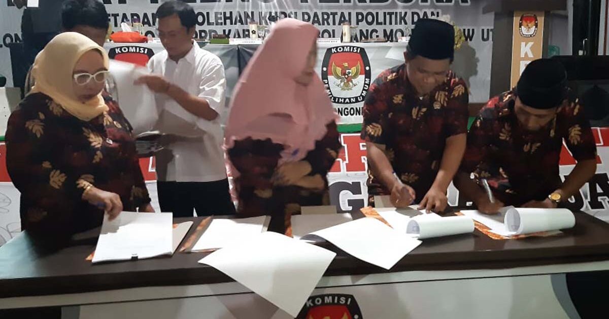 KPU Bolmut Umumkan Hasil Verifikasi Calon 2024-2029