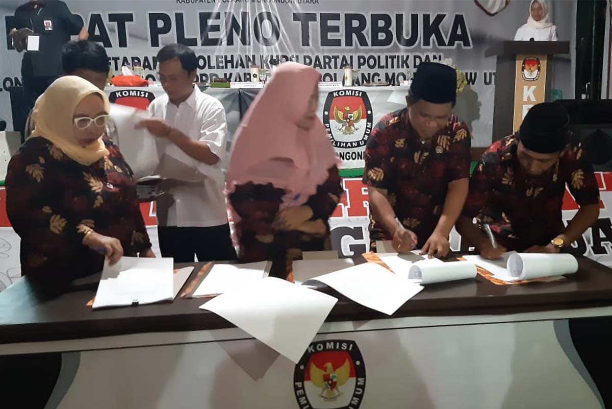 KPU Bolmut Umumkan Hasil Verifikasi Calon 2024-2029