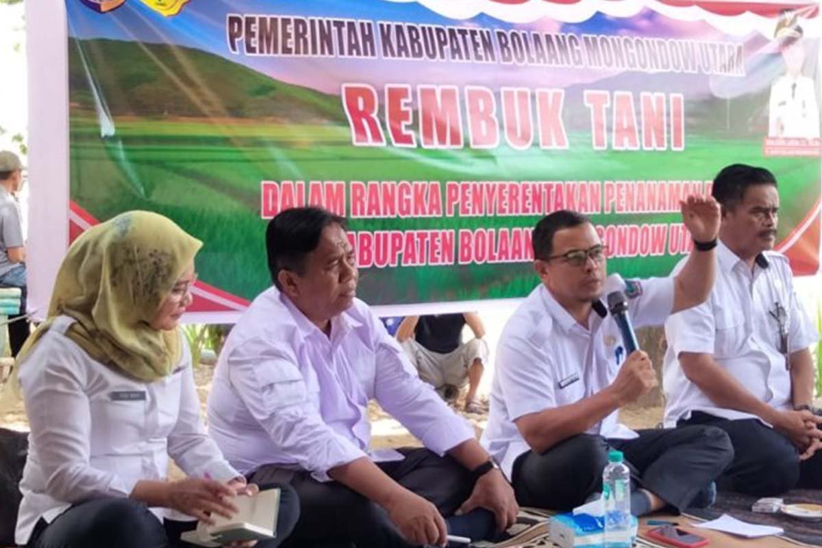 Bupati Bolmut Memulai Kegiatan Rembuk Tani