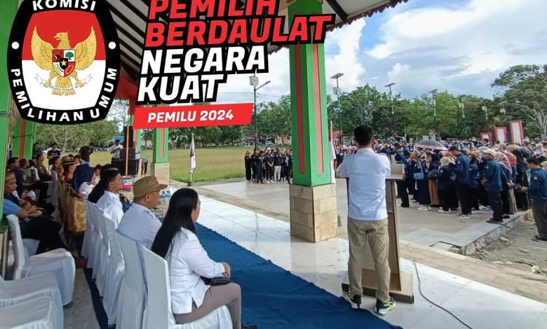 KPU Bolmut Gelar Apel Pemilu 2024