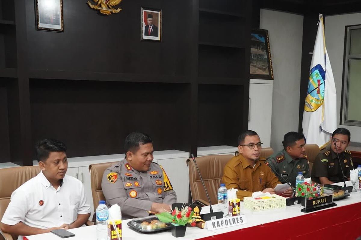 Penjabat Bupati Bolmut Rakor Pemilu 2024