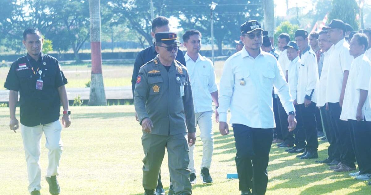 Apel Siaga Linmas dan PAM TPS