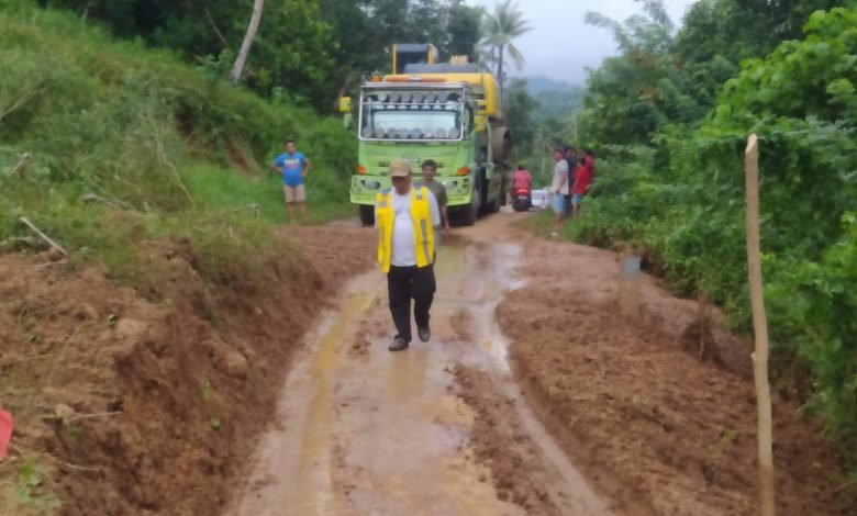 DPUTR Bolmut Bergerak Antisipasi Longsor