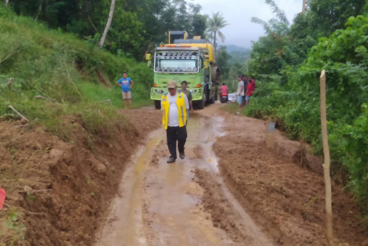 DPUTR Bolmut Bergerak Antisipasi Longsor