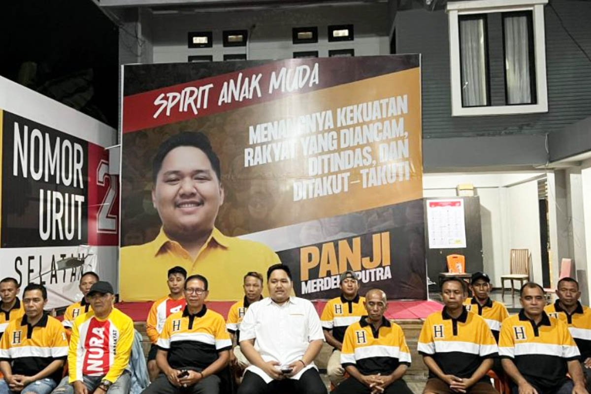 Panji Merdeka Putra di Pilwako Kotamobagu 2024