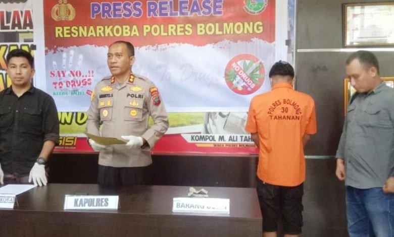 Polres Bolmong Ungkap Kasus Narkoba