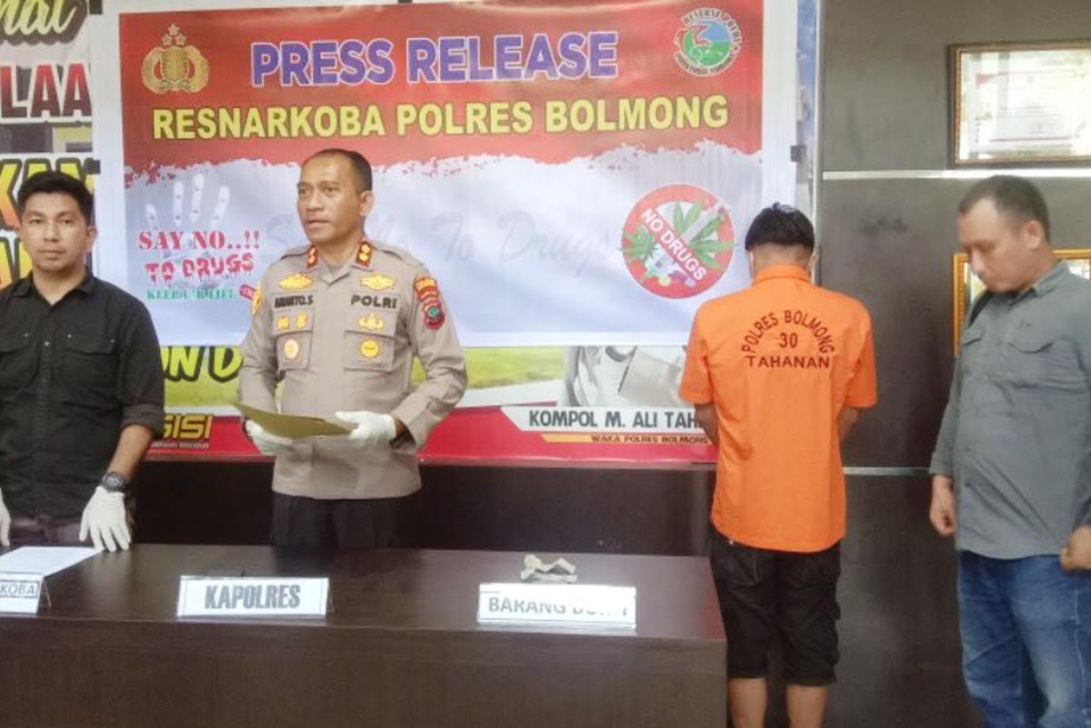 Polres Bolmong Ungkap Kasus Narkoba