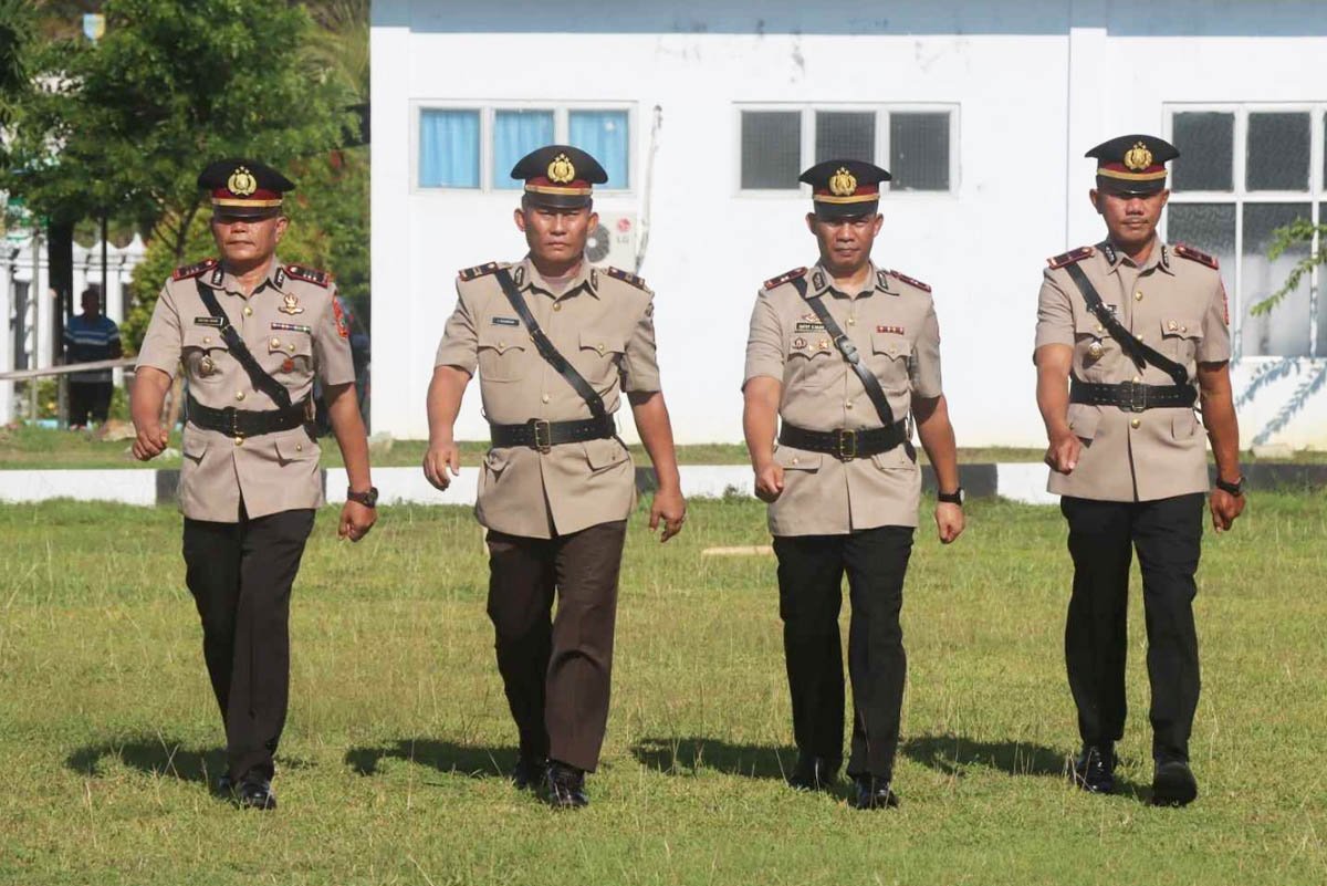 Polres Bolmut Serah Terima Jabatan Perwira