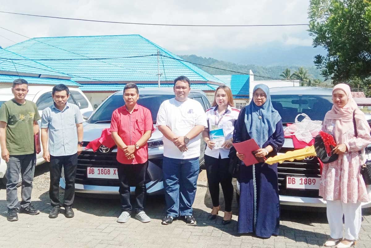 RSUD Datoe Binangkang Serahkan Kendaraan Dinas