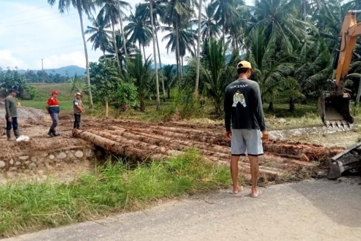 Jembatan Darurat Dibangun di Makaruwo