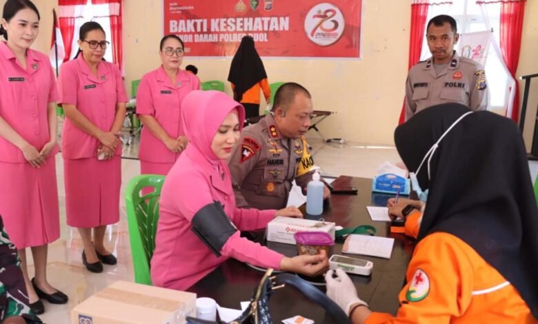 Polres Buol Gelar Donor Darah untuk Masyarakat