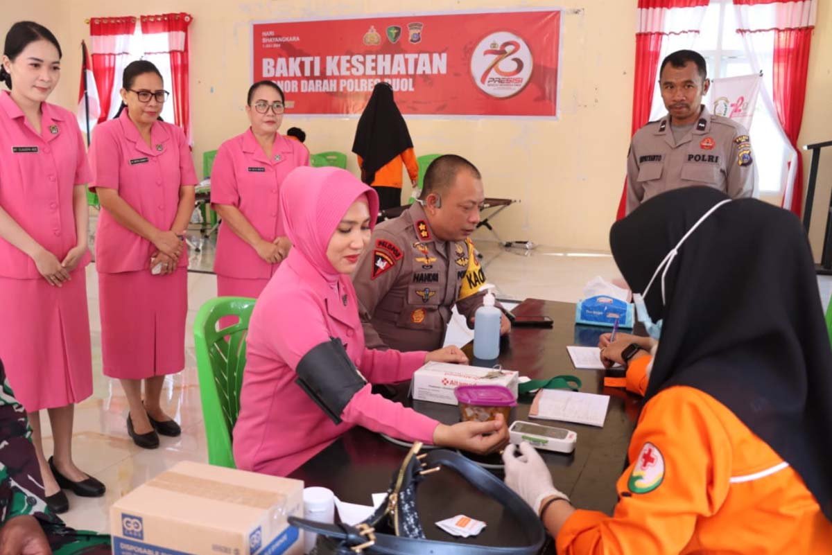 Polres Buol Gelar Donor Darah untuk Masyarakat