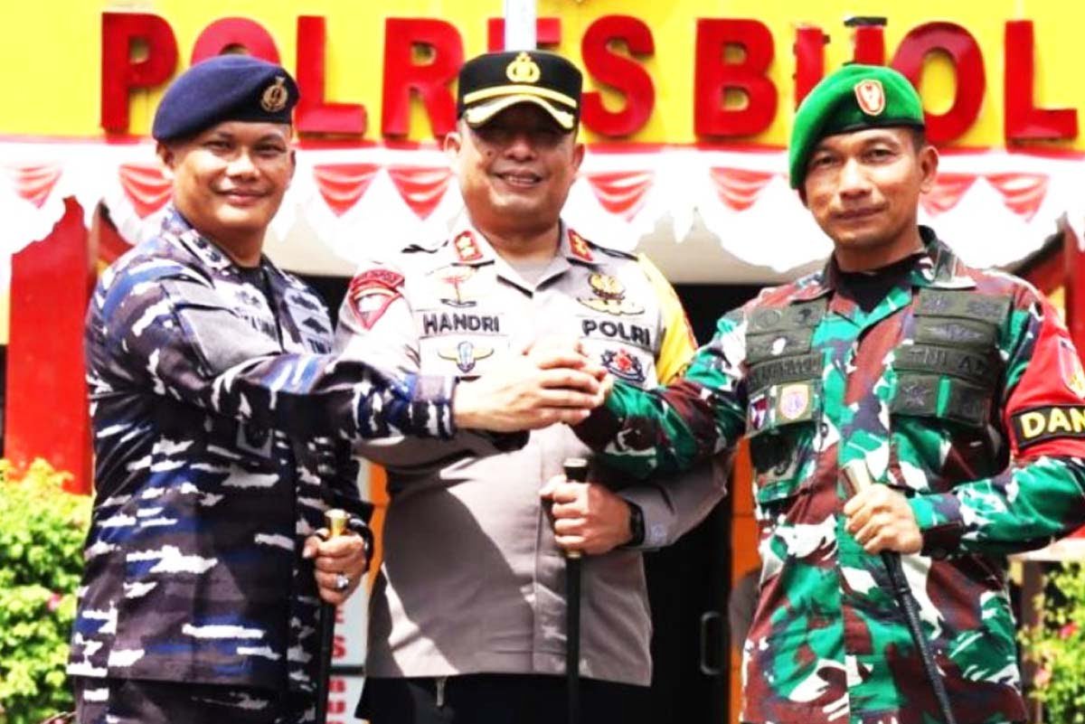 Sinergi TNI-Polri Buol Menghadapi Pilkada 2024