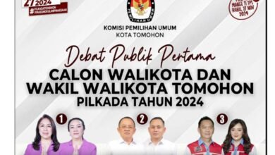 Debat Publik Pilkada Tomohon 2024