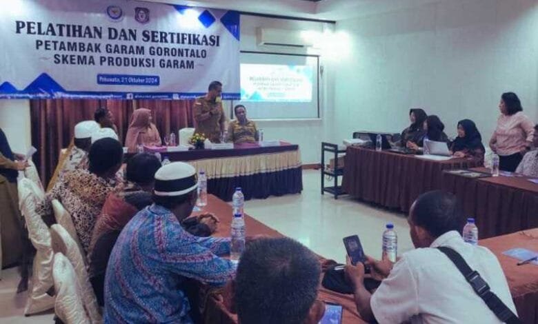 Gorontalo Sertifikasi Kompetensi Garam