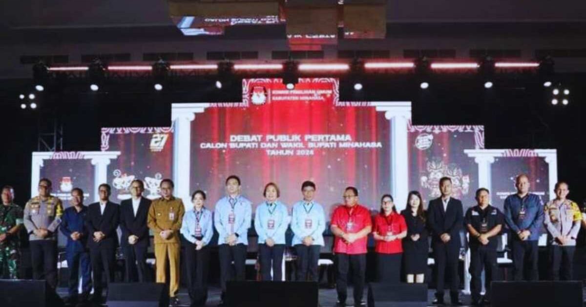 KPU Minahasa Gelar Debat Pilkada 2024