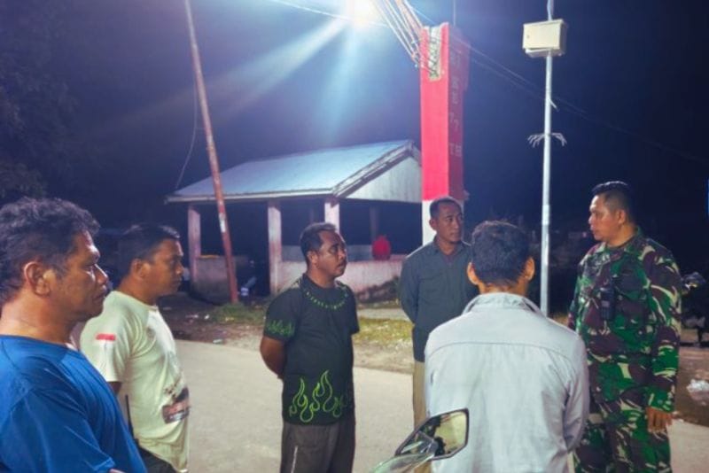 Danramil Pagimana Aktifkan Poskamling