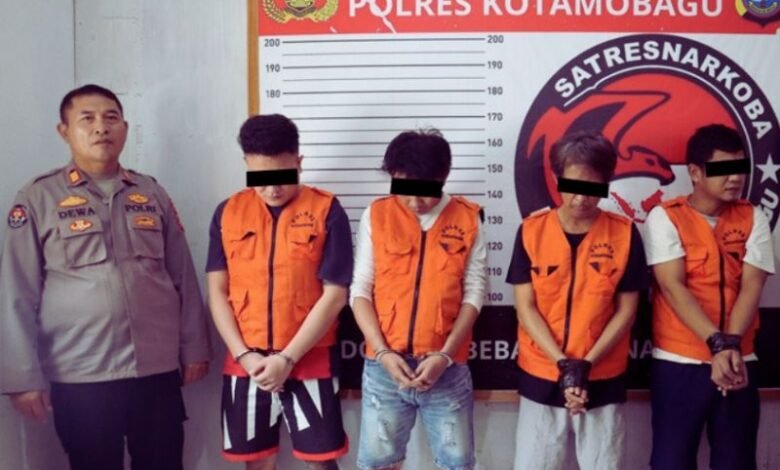 Polres Kotamobagu Ungkap Jaringan Peredaran Narkoba