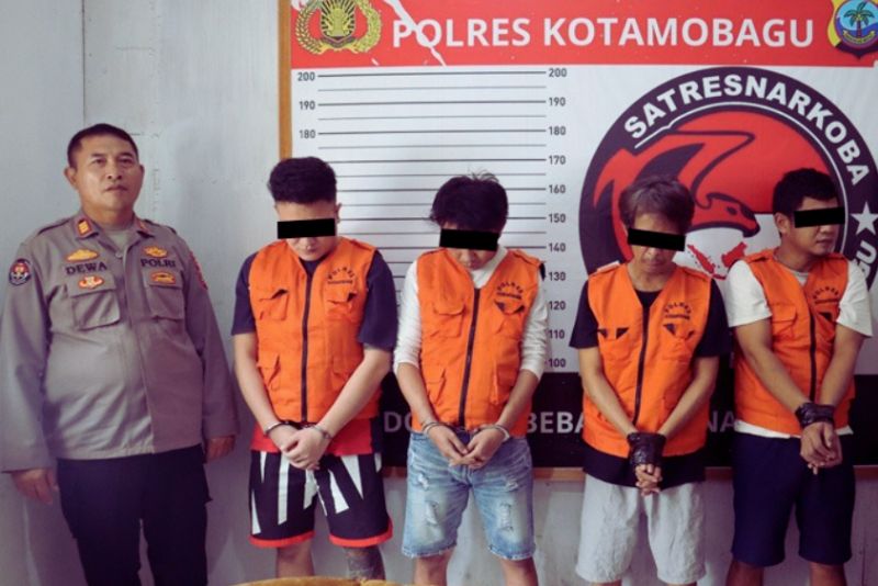 Polres Kotamobagu Ungkap Jaringan Peredaran Narkoba