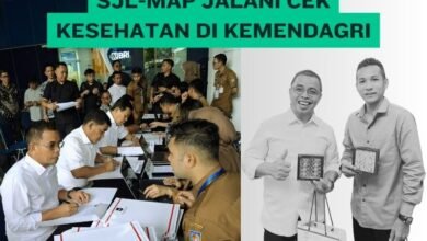 SJL-MAP Jalani Cek Kesehatan di Kemendagri