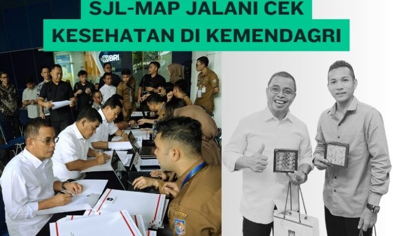 SJL-MAP Jalani Cek Kesehatan di Kemendagri