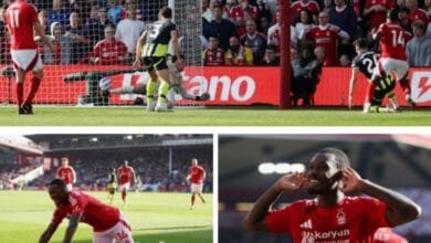 Hasil Nottingham Forest Man City