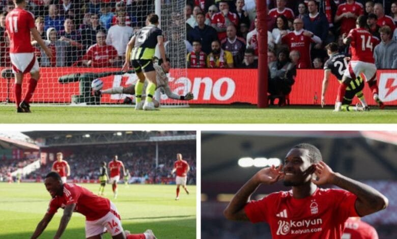 Hasil Nottingham Forest Man City