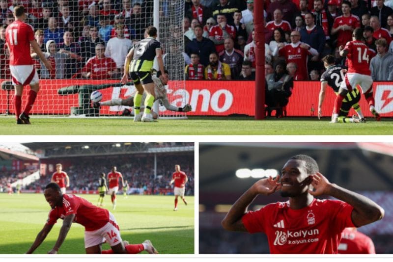 Hasil Nottingham Forest Man City