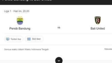 Live Streaming Persib vs Bali United