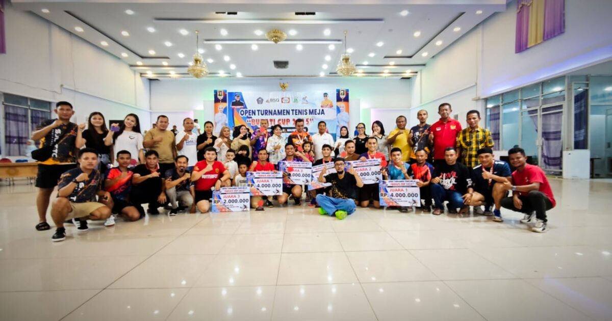 Turnamen Tenis Meja Bupati Pohuwato Cup 2025