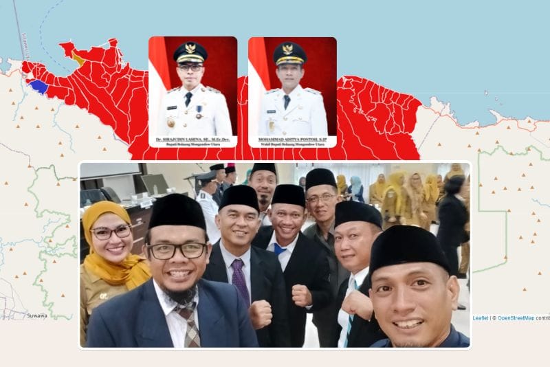 Bupati Boltara Lantik Pejabat