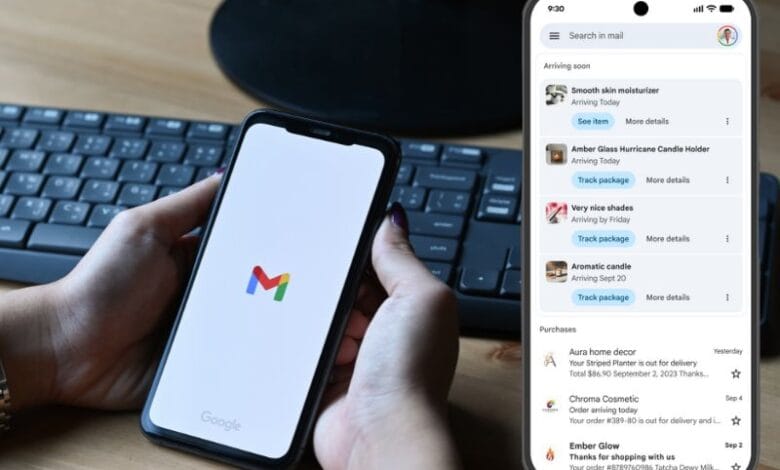 Tab Pembelian Gmail