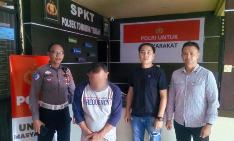 penangkapan pelaku pelecehan anak Tomohon