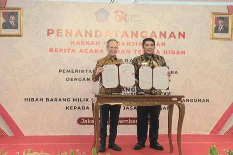 Hibah aset Pemprov Sulut ke OJK