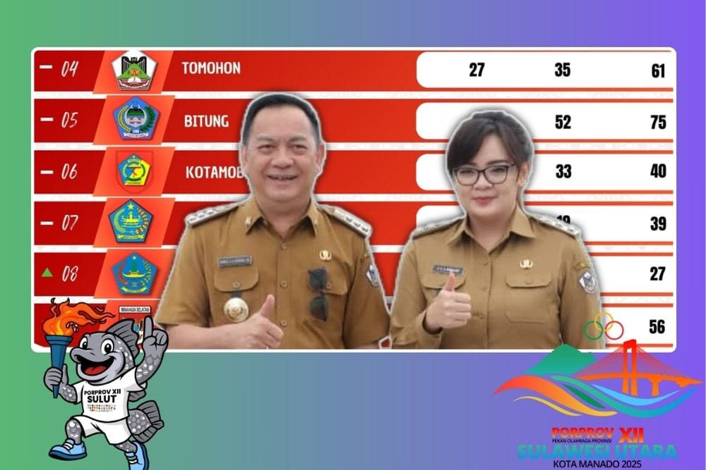 Prestasi kontingen Tomohon di Porprov Sulut XII