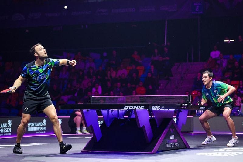 Simon Gauzy kalahkan Hugo Calderano
