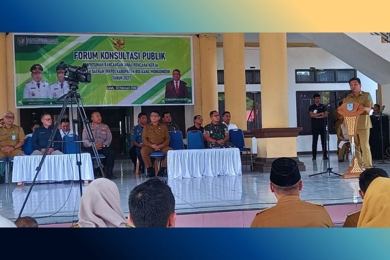 Forum Konsultasi Publik RKPD 2027 Bolmong