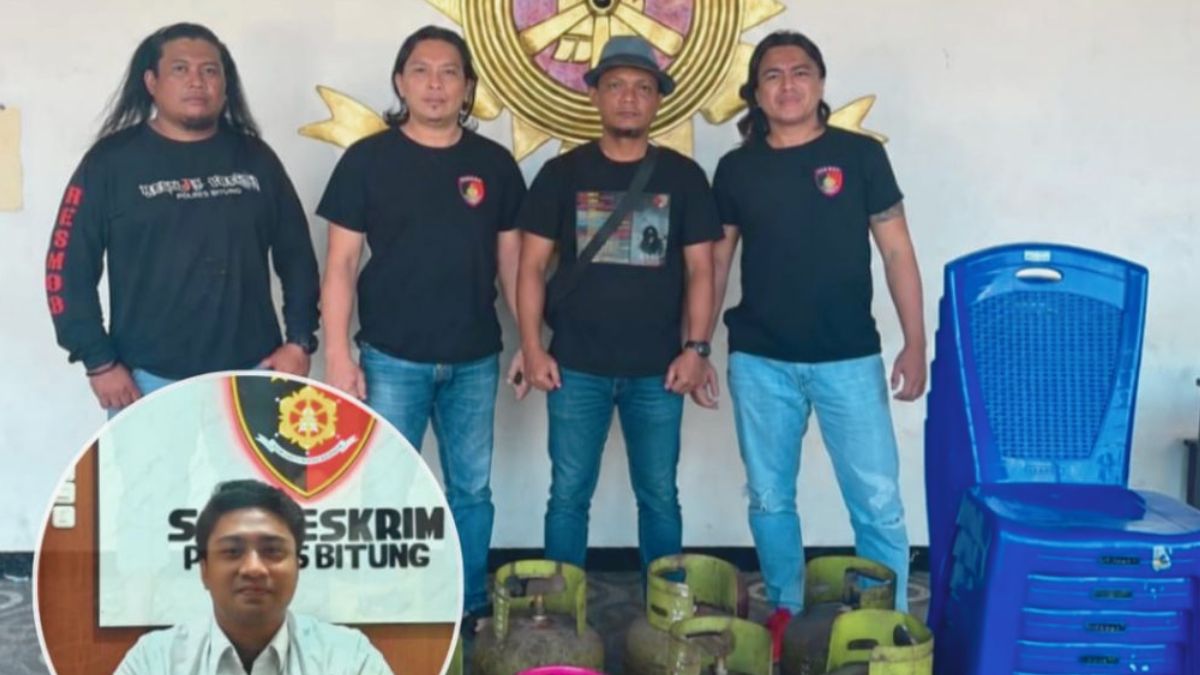 Pencurian tabung gas Bitung